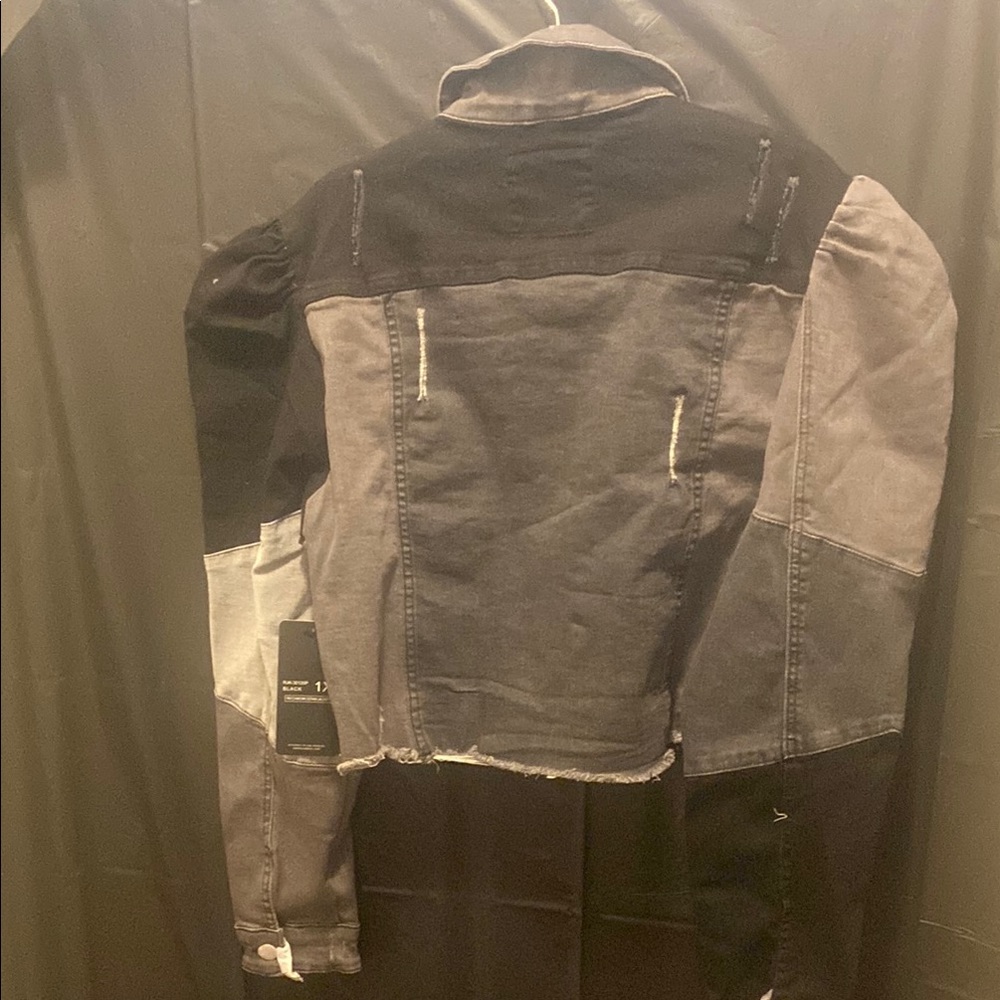 Patchwork Denim Jacket - image 2